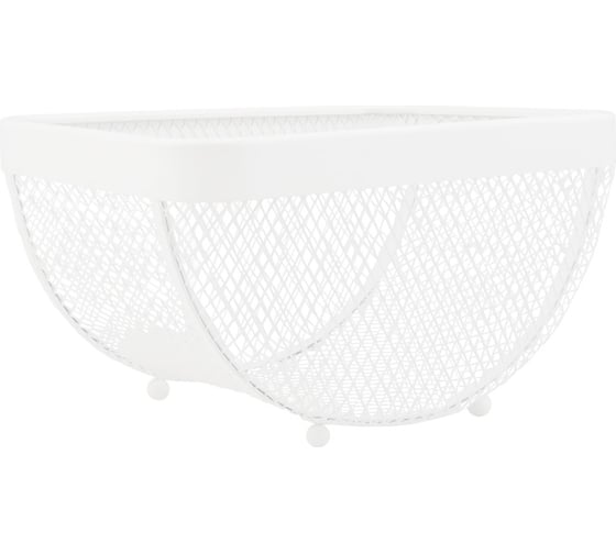 Изображение товара Корзина для фруктов Lemax прямоугольная, матовый белый LB-6 WT