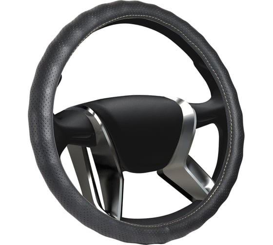 Изображение товара Оплетка руля AZARD Senator Alabama M кожа черная OPLS0720