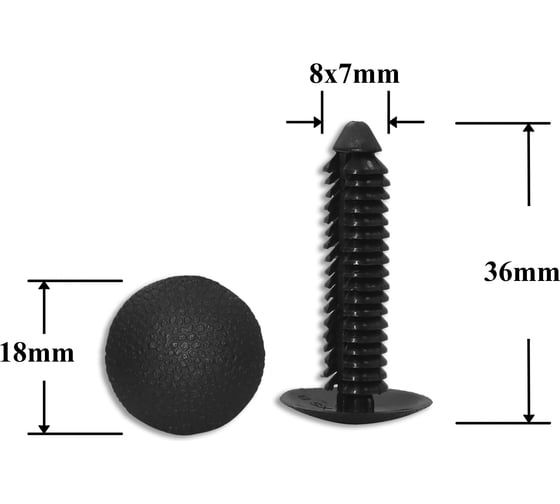 Изображение товара Автокрепеж для Ford 10 шт W709002SAA КрепАвто 0868