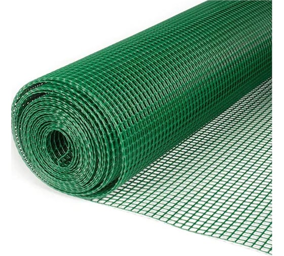 Изображение товара Сетка фасадная 4walls стекловолокно 1x20 м, ячейка 5x5, зеленая, 124934