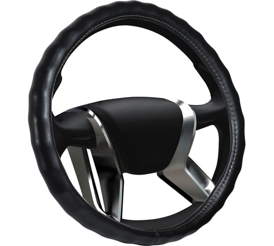 Изображение товара Оплетка руля AZARD Senator Vermont M кожа черная OPLS0711