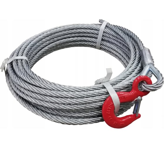Изображение товара Трос для лебедки с крюком 11 мм, 50 м ООО Грузкомплект тлк1150