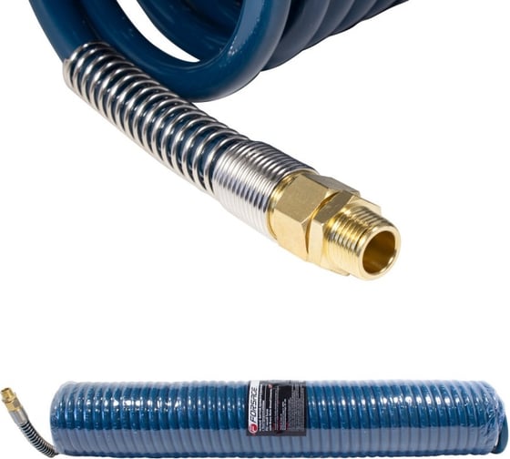 Изображение товара Шланг витой полиуретановый с резьбовыми наконечниками 1/2 12мм х 18мм х 20м Forsage F-1812-20M(15094)