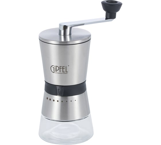 Изображение товара Кофемолка ручная GIPFEL материал корпуса: нержавеющая сталь 18/10 материал жерновов: керамика 9209