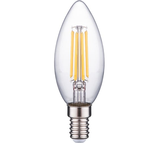 Изображение товара Светодиодная нитевидная лампа Фарлайт прозрачная, свеча С35 11Вт 4000К Е14 FAR000123