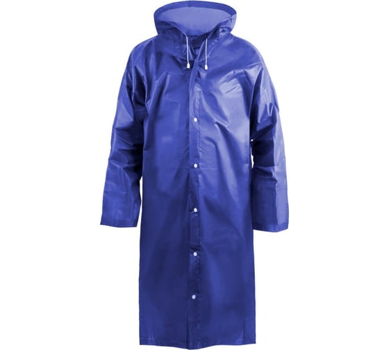 Изображение товара Дождевик-плащ Komfi синий, EVA, на кнопках, 110 мк, 127280