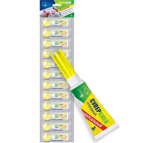 Изображение товара Супер-клей универсальный Милен 3 гр 121740