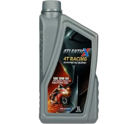 Изображение товара Масло синтетическое X 4T Racing 10W-60 1 л tlantic 26002
