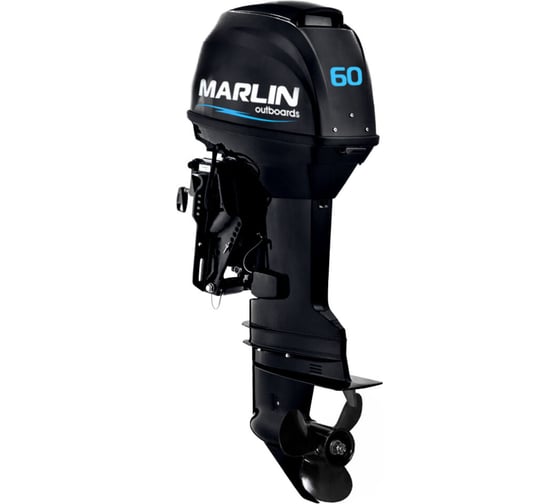 Изображение товара Лодочный мотор бензиновый, комбинированный запуск MARLIN MP 60 AERTL