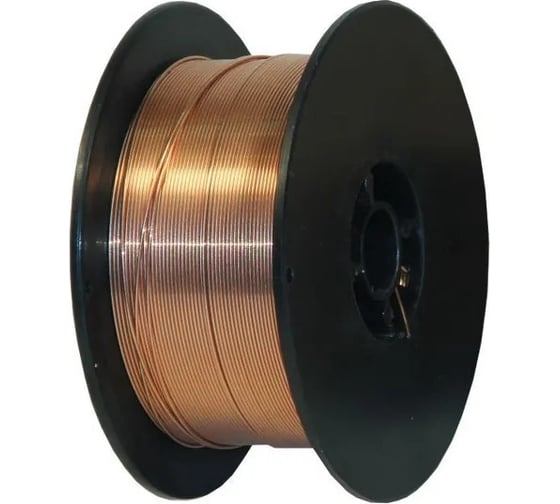 Изображение товара Проволока сварочная SW 06100 0.6 мм, 1 кг, омедненная, катушка Ф100 мм Wester 45589