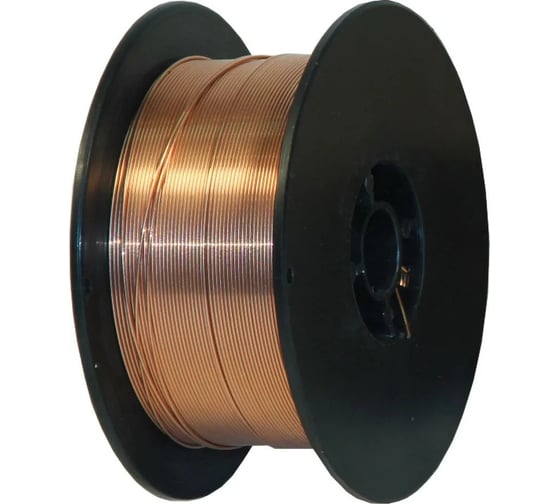 Изображение товара Проволока сварочная SW 08100 0.8 мм, 1 кг, омедненная, катушка Ф100 мм Wester 45590