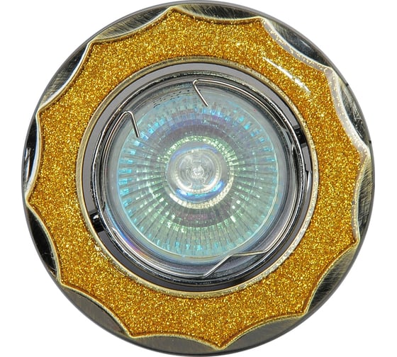 Изображение товара Светильник точечный Elvan 16-MR16-5.3-Yl-Br желтый-бронза TCH-16-MR16-5.3-Yl-Br