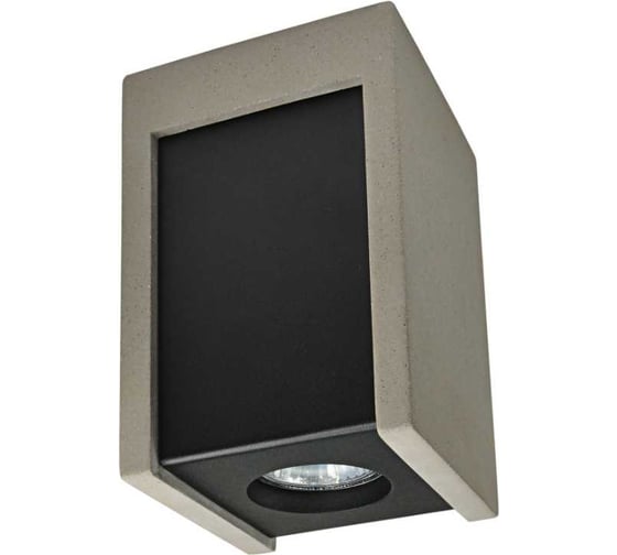 Изображение товара Светильник накладной квадратный Elvan 210033-GU10-Gr/Bk серый/черный NLS-210033-GU10-Gr/Bk