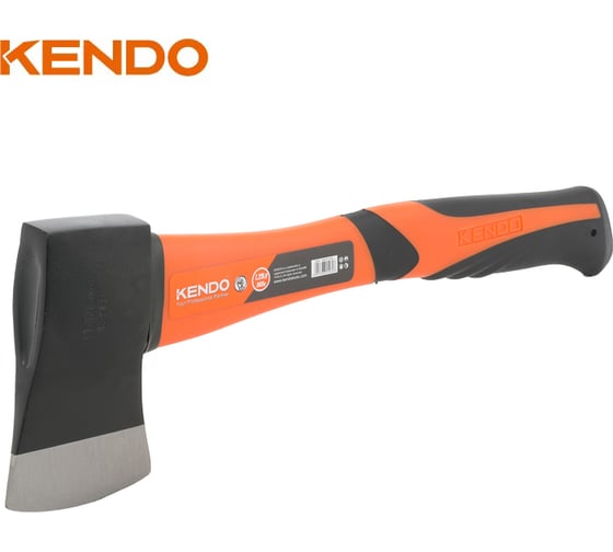 Изображение товара Топор c фиберглассовой ручкой KENDO 565 г 25462