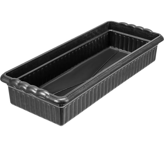 Изображение товара Поддон для рассады PALISAD 444x185x82 мм, пластиковый, 3 шт, под 10 горшочков 460 мл 643444