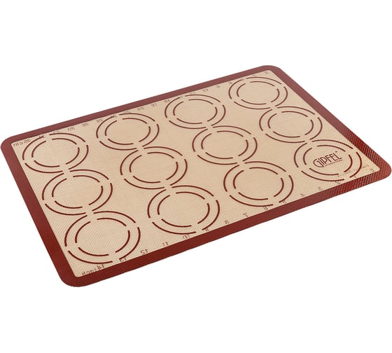 Изображение товара Коврик для выпечки GIPFEL ECO 42x29,5 см, армированный, с разметкой, силикон, стекловолокно, бежевый 51192