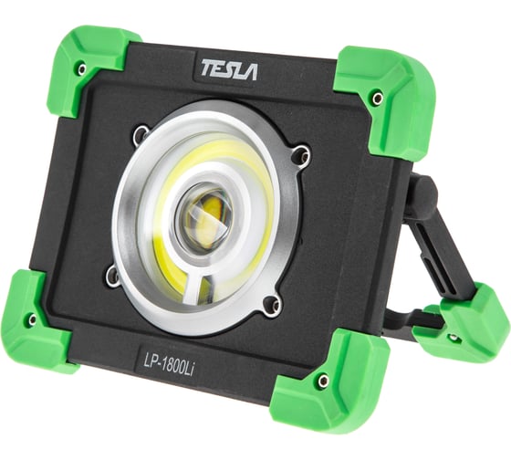 Изображение товара Противоударный прожектор Tesla 20Вт, 1800 люмен, powerbank, аккумулятор 6000мАч 540099 LP-1800Li