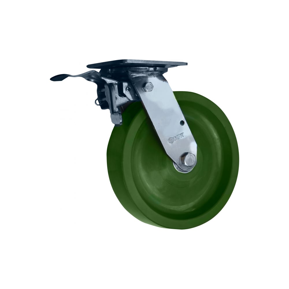 Изображение товара Промышечное колесо нержавеющее с тормозом 125 мм MFK-TORG SPU-TTB-6654125