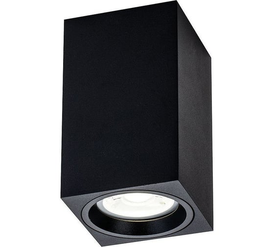 Изображение товара Светильник накладной Elvan 239SQ-GU10 черный NLS-239SQ-GU10-WW-BK