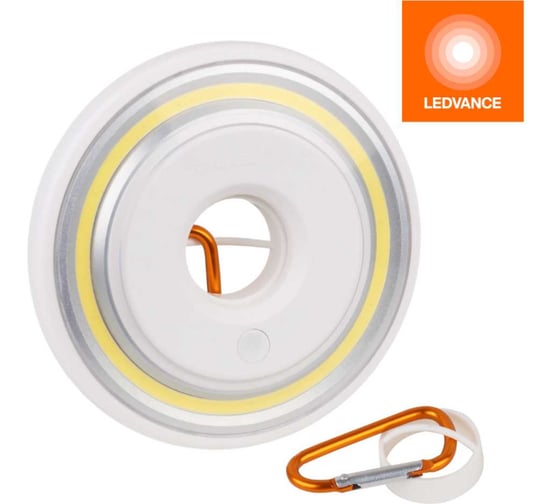 Изображение товара Светодиодный фонарь LEDVANCE для походов и путешествий на батарейках компакт 48x1 EUELEDV 4099854175688