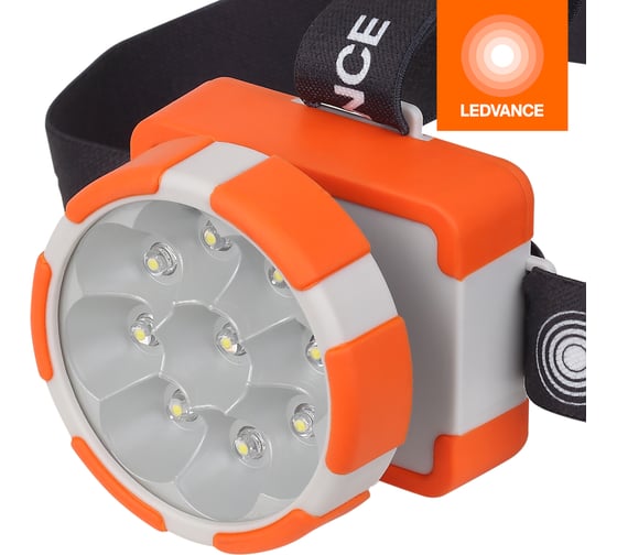 Изображение товара Светодиодный фонарь LEDVANCE с аккумулятором налобный 48x1 EUE LEDV 4099854175527