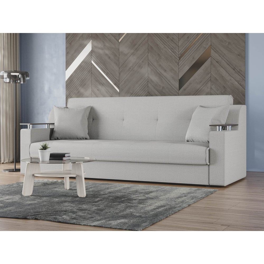 Изображение товара Современный прямой диван Лига диванов Сенатор 121571 с механизмом книжка и кроватью