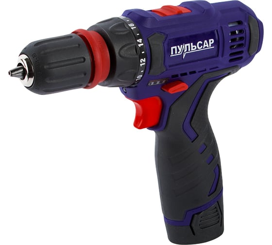 Изображение товара Аккумуляторная дрель-шуруповерт ПУЛЬСАР ДА 12-2П 792-681