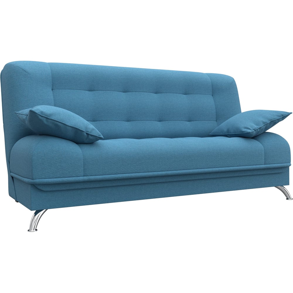 Изображение товара Диван-книжка Лига диванов Анна 121564 современный голубой с ящиком