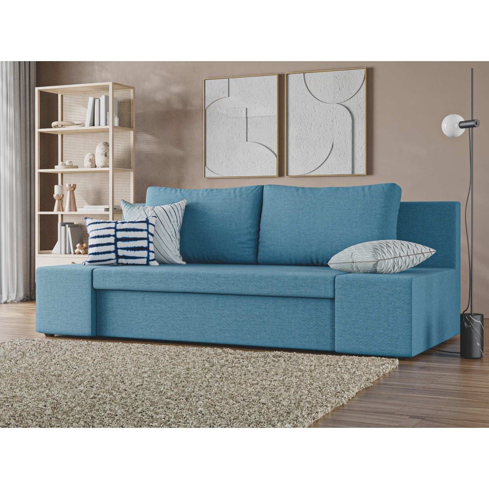 Изображение товара Прямой диван Лига диванов Сан Марко 121579 с механизмом еврокнижка