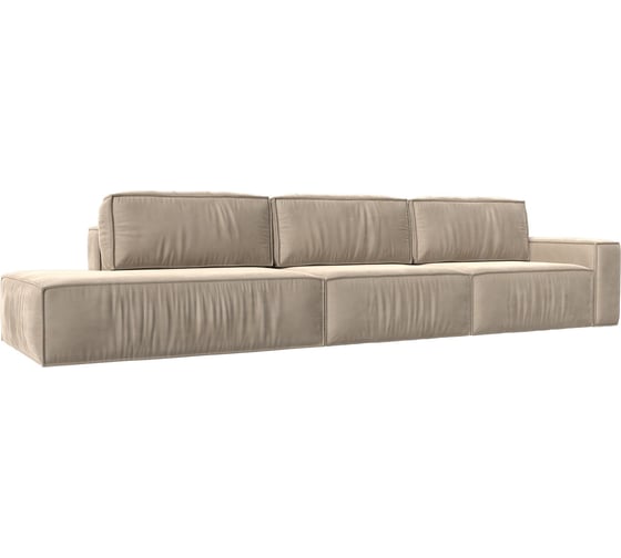 Изображение товара Диван прямой Лига диванов Прага Модерн Лонг подлокотник справа 121739