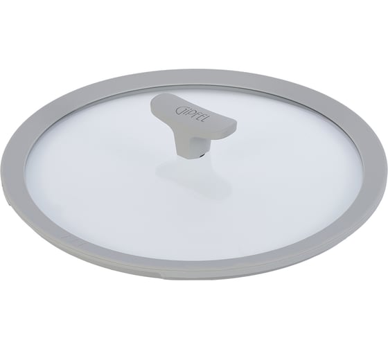 Изображение товара Крышка стеклянная GIPFEL TAGGIA 28 см с силиконовым ободом, светло-серый, закаленное стекло, силикон, нержавеющая сталь 18/8 52283