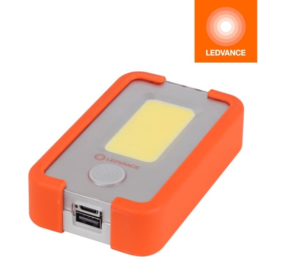 Изображение товара Светодиодный фонарь LEDVANCE с аккумулятором Компакт 40XBLI1 EUE LEDV 4099854175473