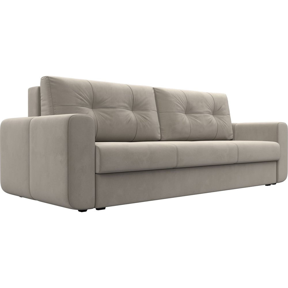 Изображение товара Современный прямой диван Лига-031 с механизмом еврокнижка и ящиком для белья