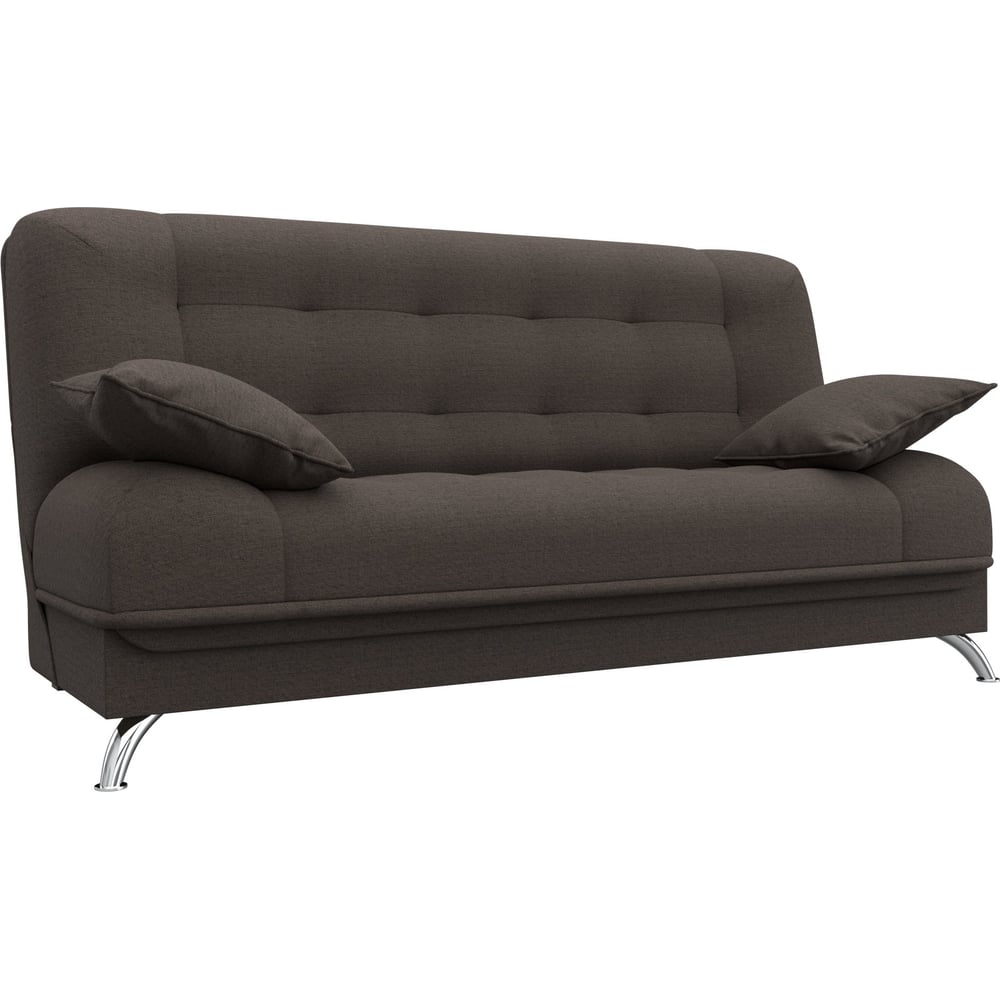 Изображение товара Диван-книжка Лига диванов Анна 121562 современный раскладной мягкий диван стильный коричневый