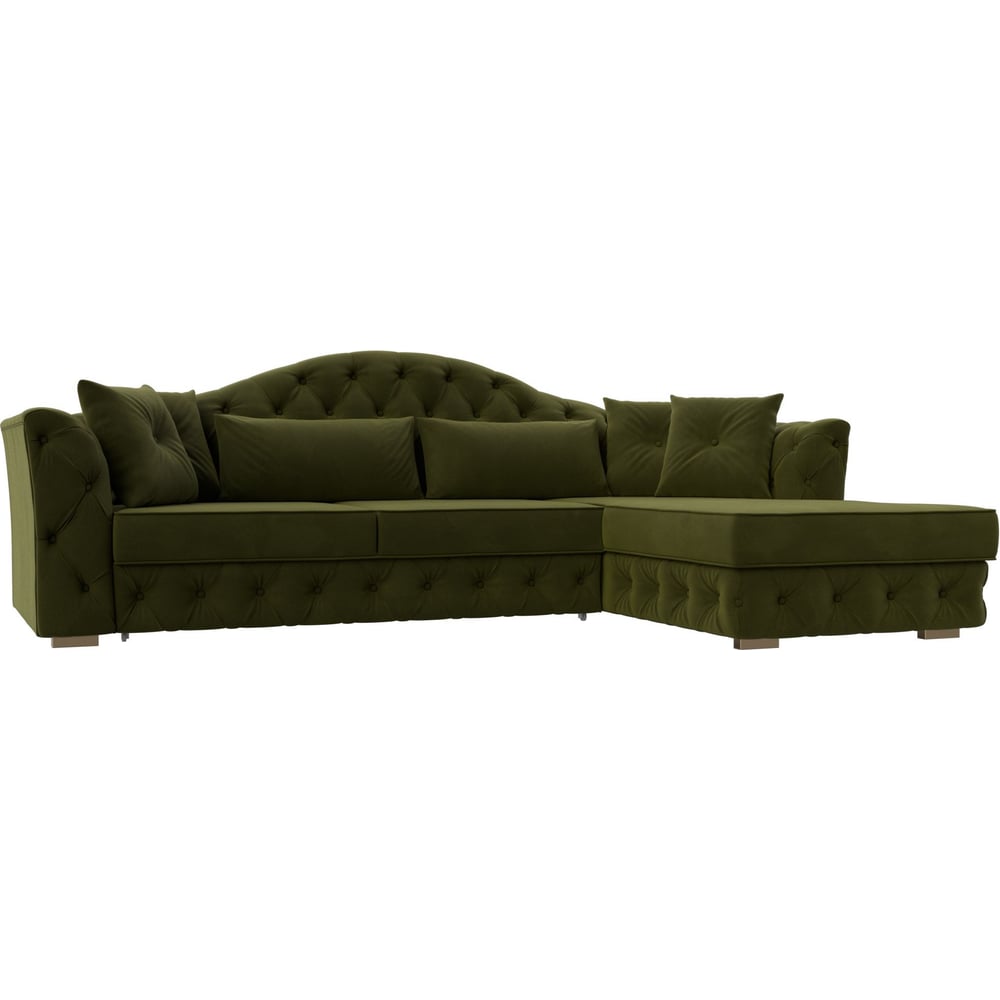 Изображение товара Угловой диван Лига диванов Артис правый угол микровельвет стиль современный