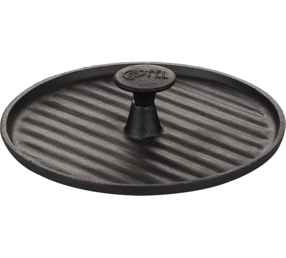 Изображение товара Крышка-пресс для гриля GIPFEL DILETTO круглая 24 см, чугун 2241