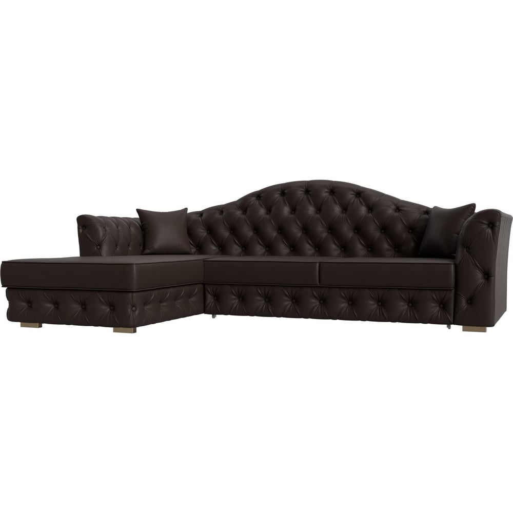 Изображение товара Угловой диван Лига диванов Артис с левым углом 2500 мм экокожа современный стиль