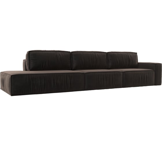 Изображение товара Диван прямой Лига диванов Прага Модерн Лонг подлокотник справа 121742