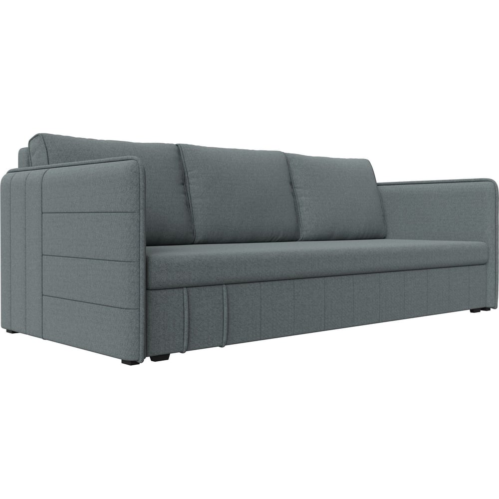 Изображение товара Современный прямой диван Лига диванов Слим 121144 с еврокнижкой и ящиком для белья