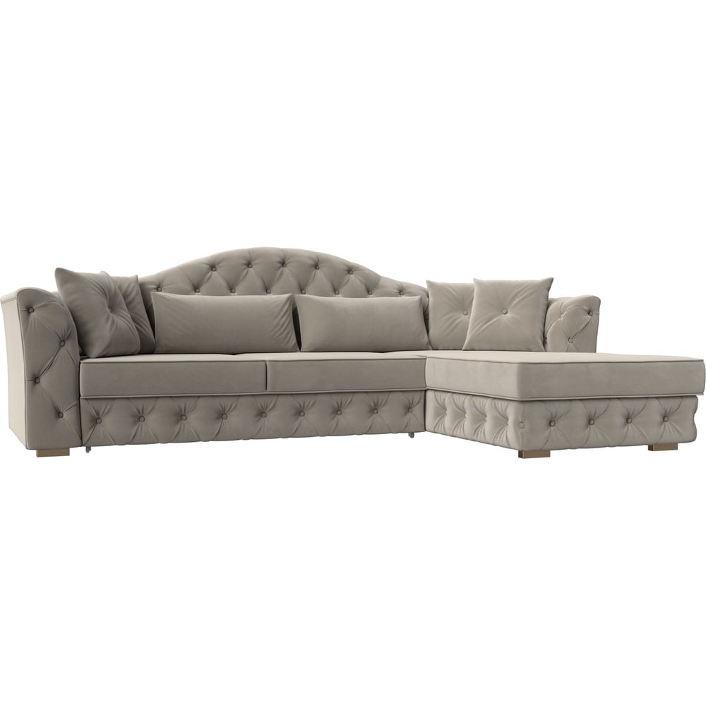 Изображение товара Угловой диван Артис правый угол Лига диванов микровельвет дл. 2500 мм