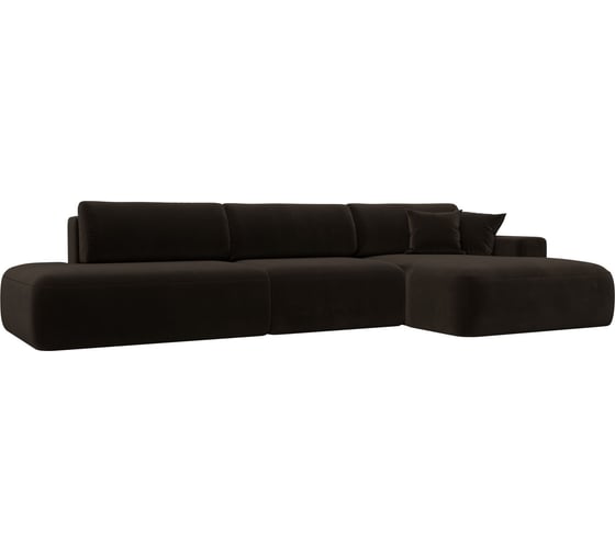 Изображение товара Диван угловой Лига диванов Лига-036 НПБ Модерн Лонг правый угол 121417