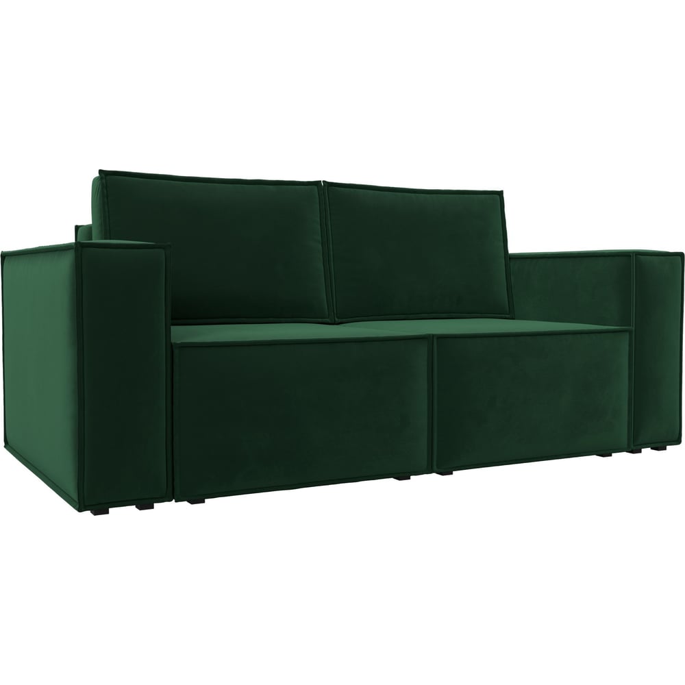 Изображение товара Диван прямой Лига диванов Куба мини 121873 современный зеленый