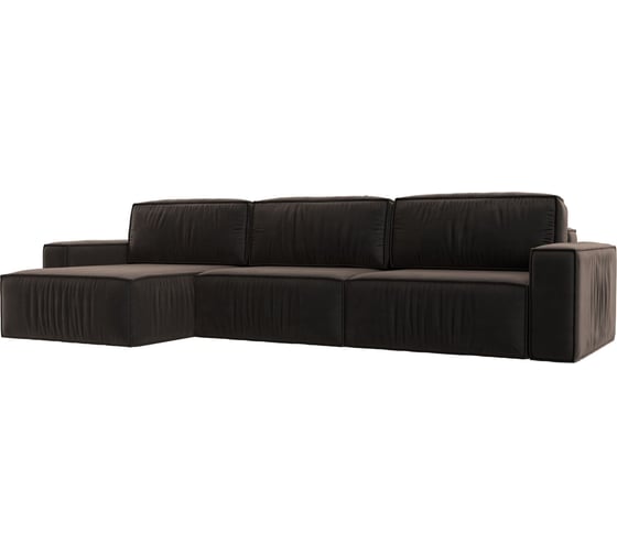 Изображение товара Угловой диван Лига диванов Прага Классик лонг левый угол 121064L