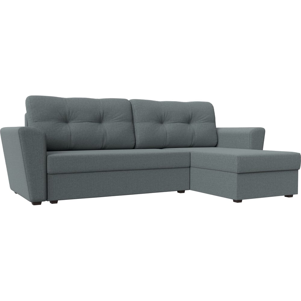 Изображение товара Угловой диван Лига диванов Амстердам Лайт правый угол серый мягкий современный