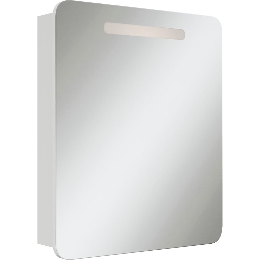 Изображение товара Шкаф-зеркало Onika Неаполь 60 с LED подсветкой белый современный стиль