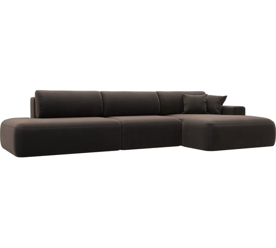 Изображение товара Диван угловой Лига диванов Лига-036 НПБ Модерн Лонг правый угол 121428