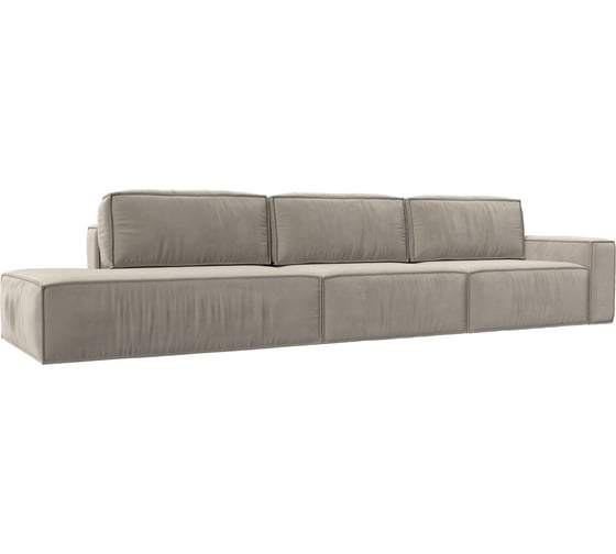 Изображение товара Диван прямой Лига диванов Прага Модерн Лонг подлокотник справа 121745