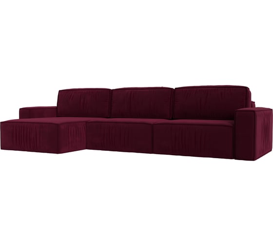 Изображение товара Угловой диван Лига диванов Прага Классик лонг левый угол 121069L