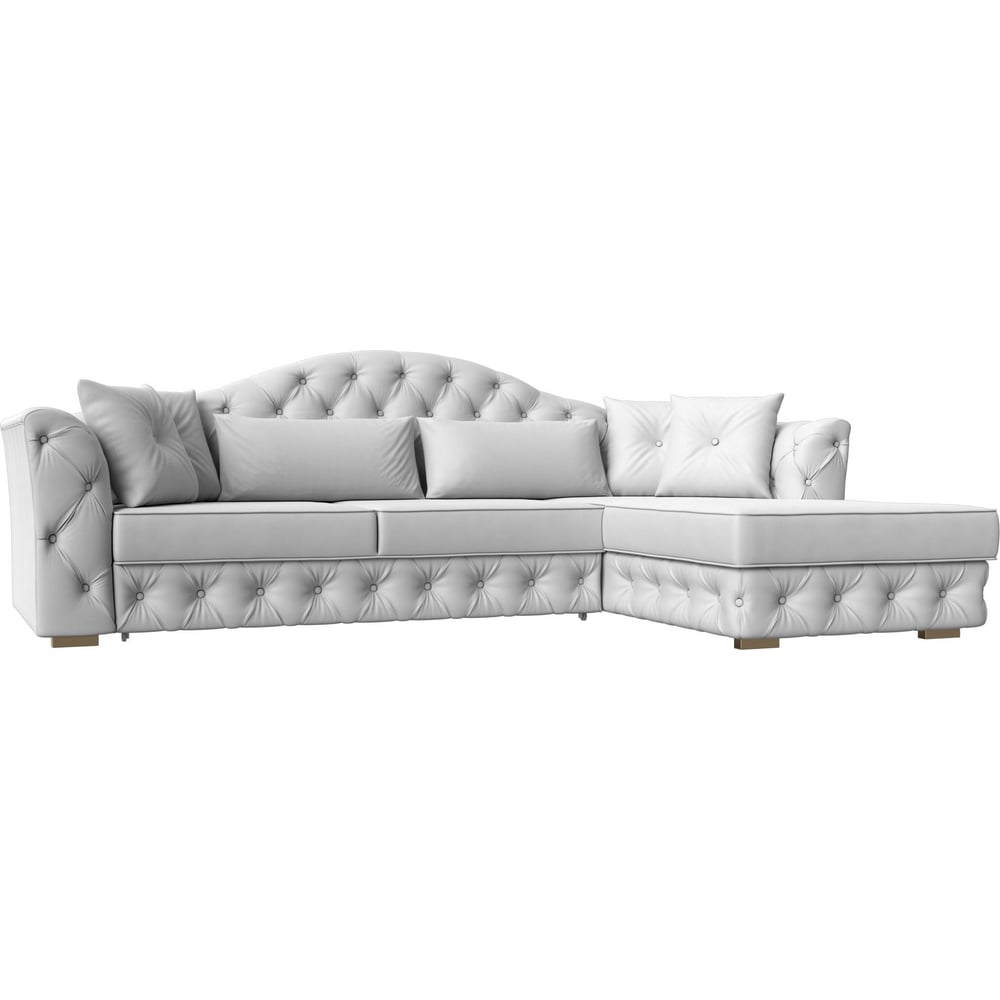 Изображение товара Угловой диван Лига диванов Артис правый угол с механизмом дельфин и экокожей