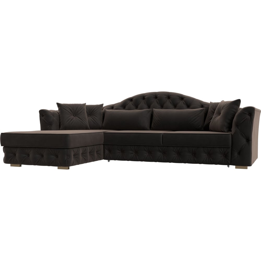 Изображение товара Угловой диван Лига диванов Артис с левым углом 121582L стильный и функциональный